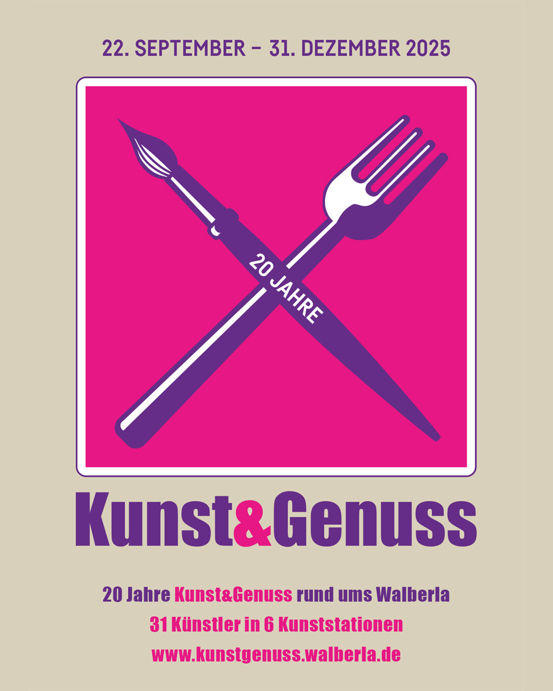 20 Jahre Kunst&Genuss 20 Jahre KunstGenuss